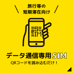 データ通信専用SIM